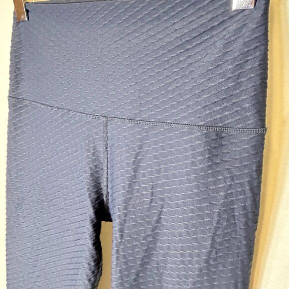 Born Primitive NWOT Paragon Navy Blue Textured High Waisted Leggings Size L - Picture 5 of 12
